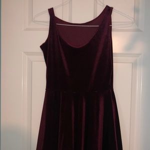 Velvet Skater Dress